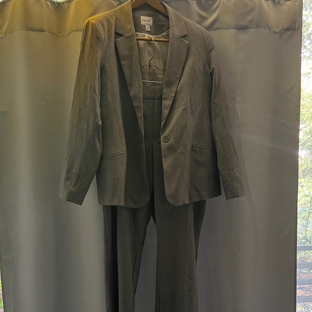 Nine West Gray Women's Pantsuit